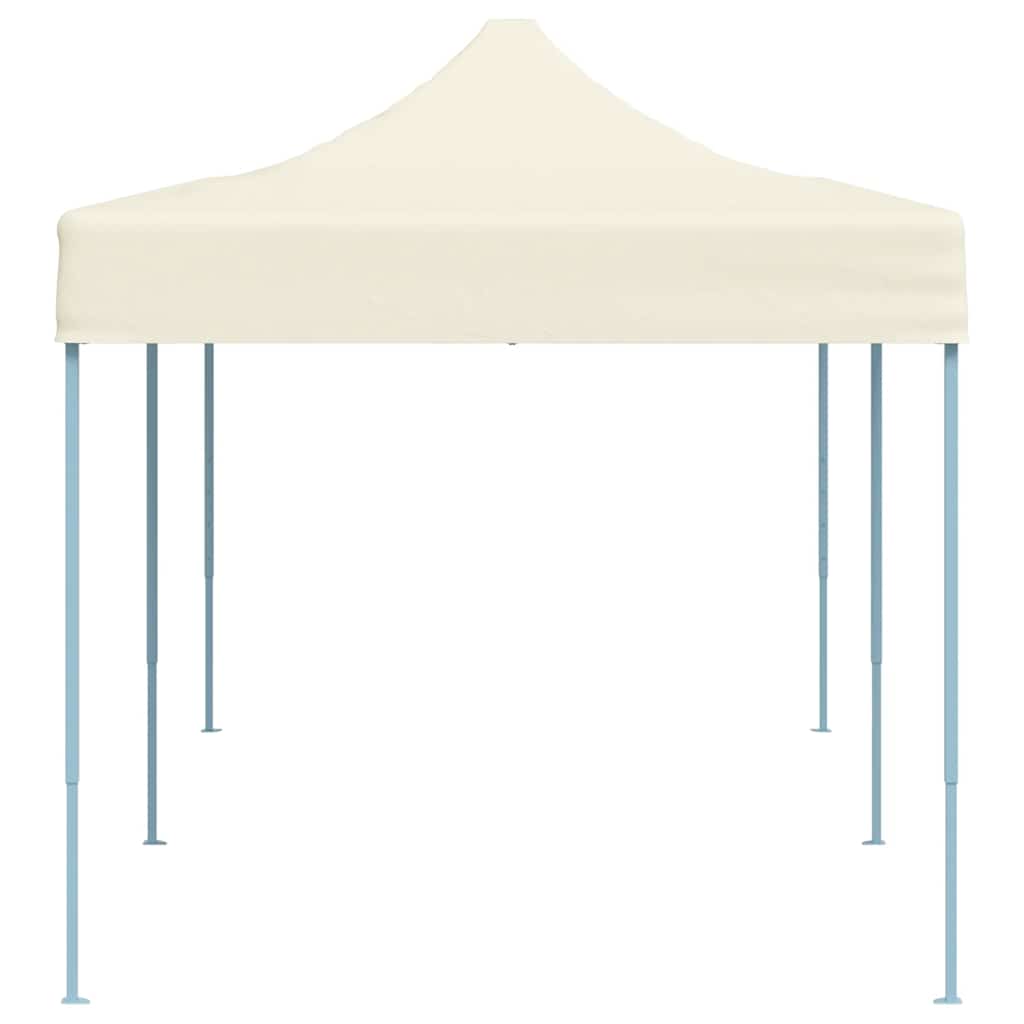 Foldable Tent Pop-Up 3x6 m Cream White
