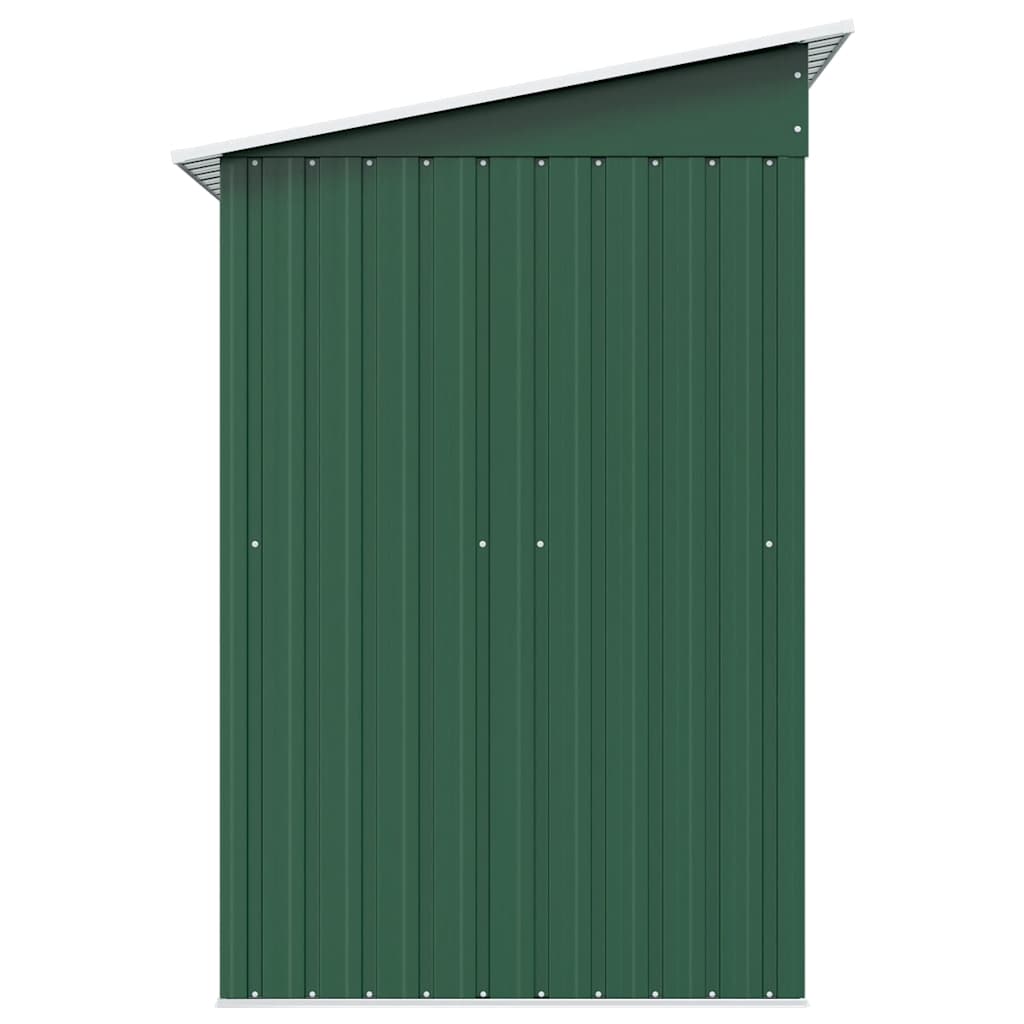 Garden Shed Green Metal