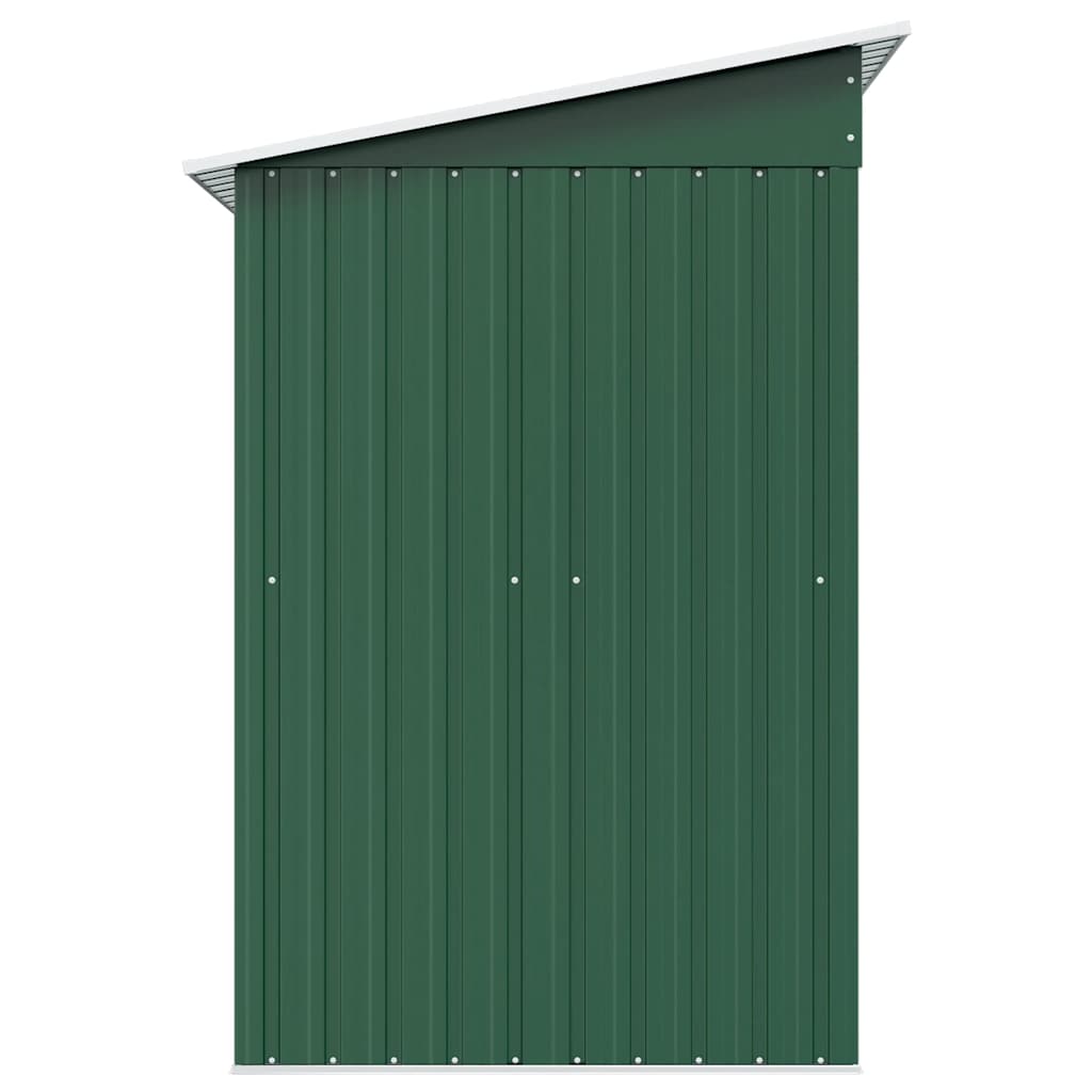 Garden Shed Green Metal