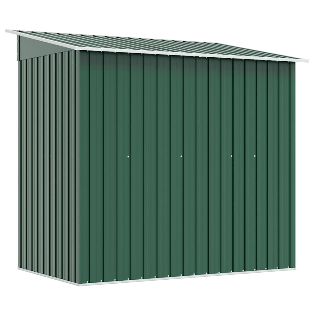Garden Shed Green Metal
