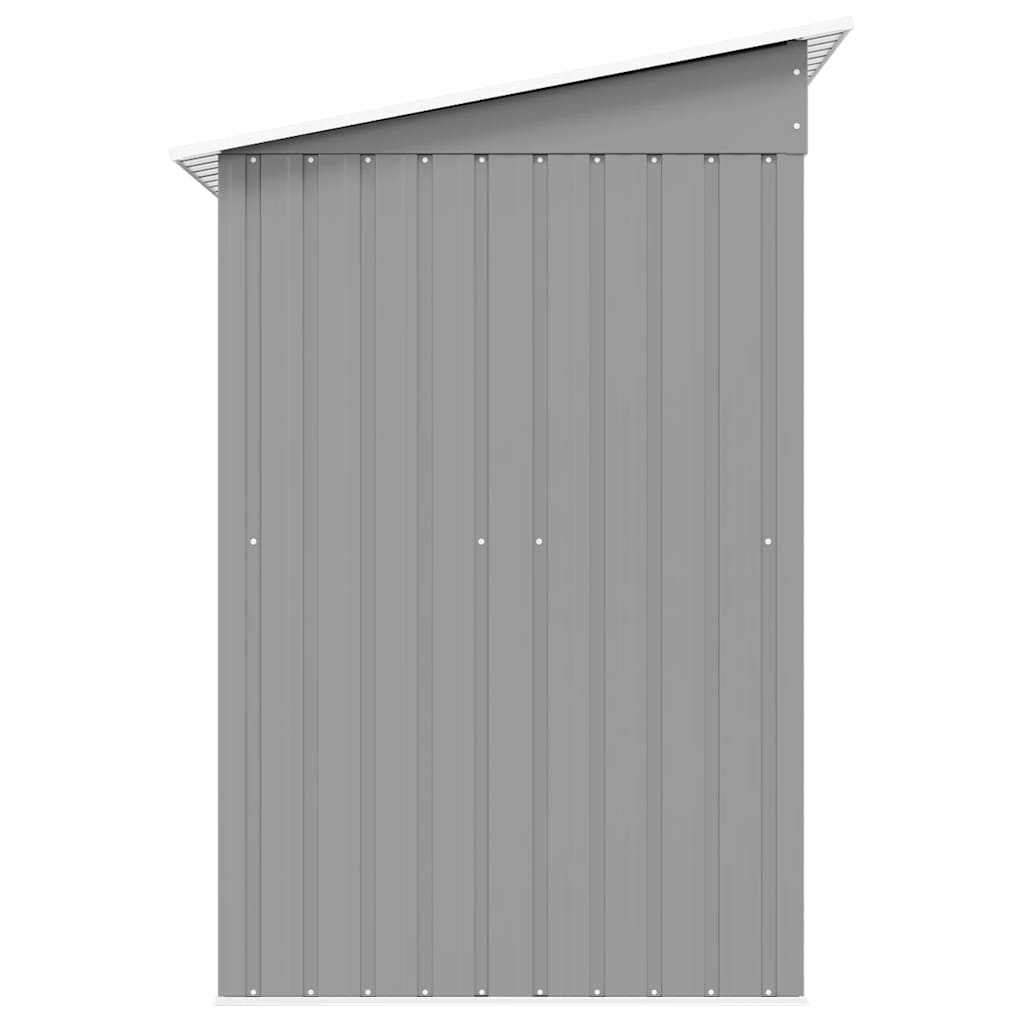 Garden Shed Grey Metal