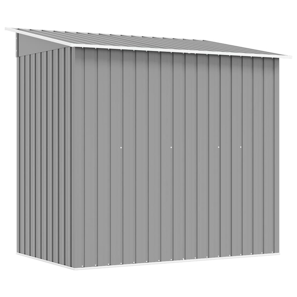 Garden Shed Grey Metal