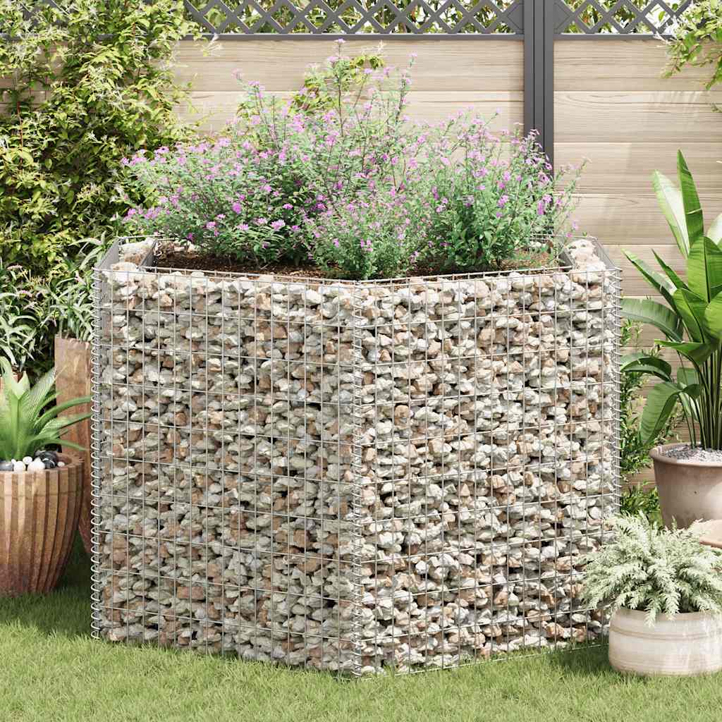 Hexagonal Gabion Raised Bed 160x140x100 cm