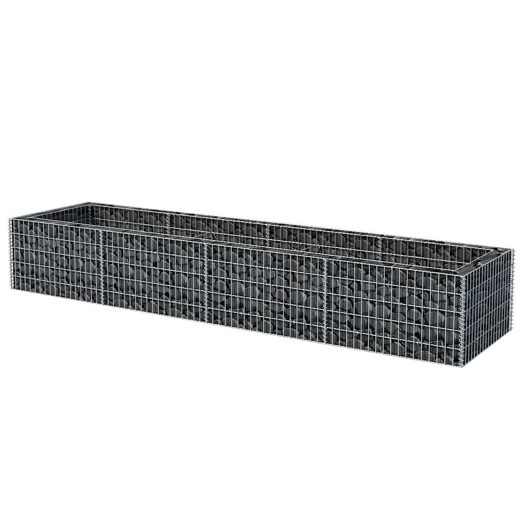 Gabion Raised Bed Steel 360x90x50 cm