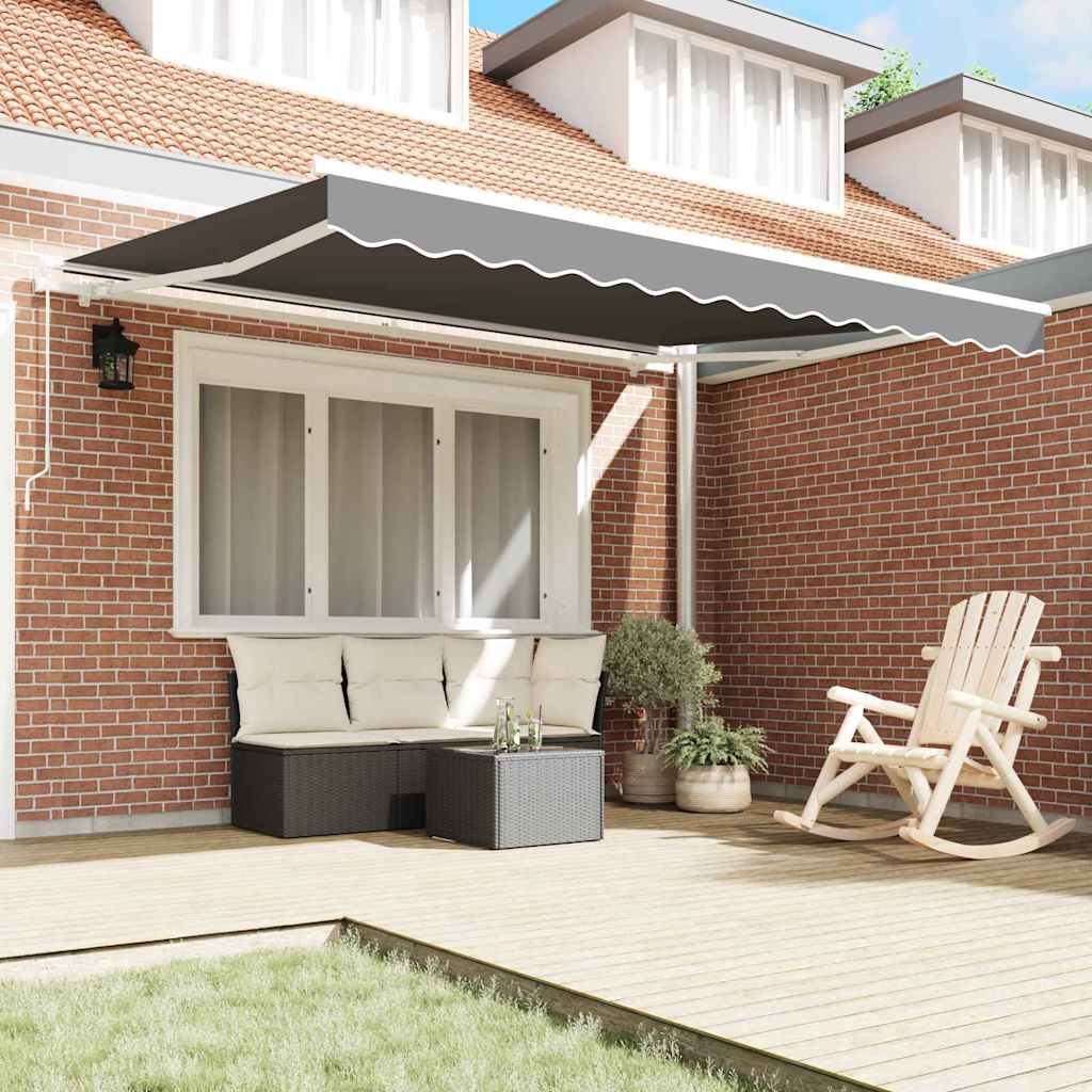 Awning Frame Manual White 300 x 250 cm Aluminium