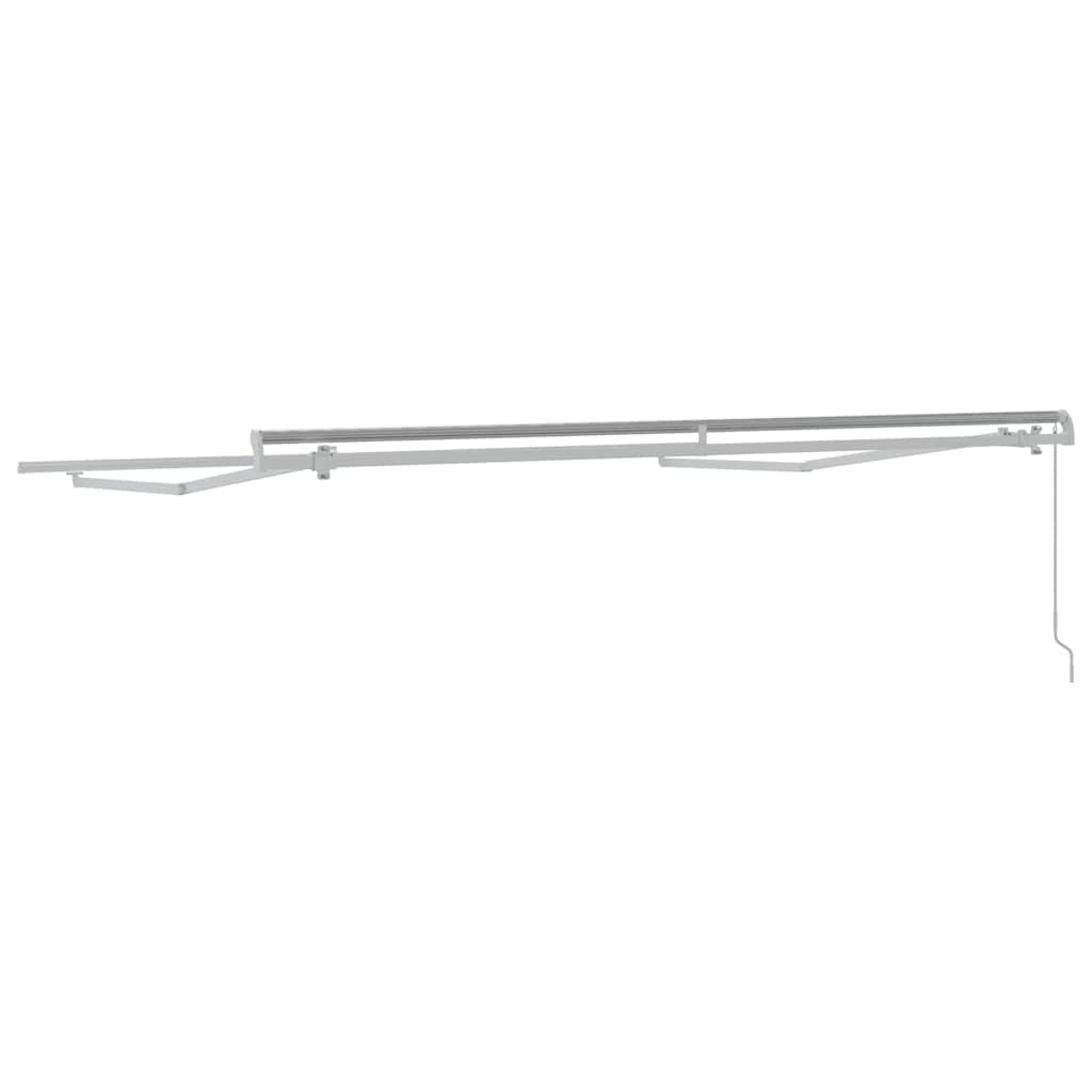Awning Frame Manual White 350 x 250 cm Aluminium