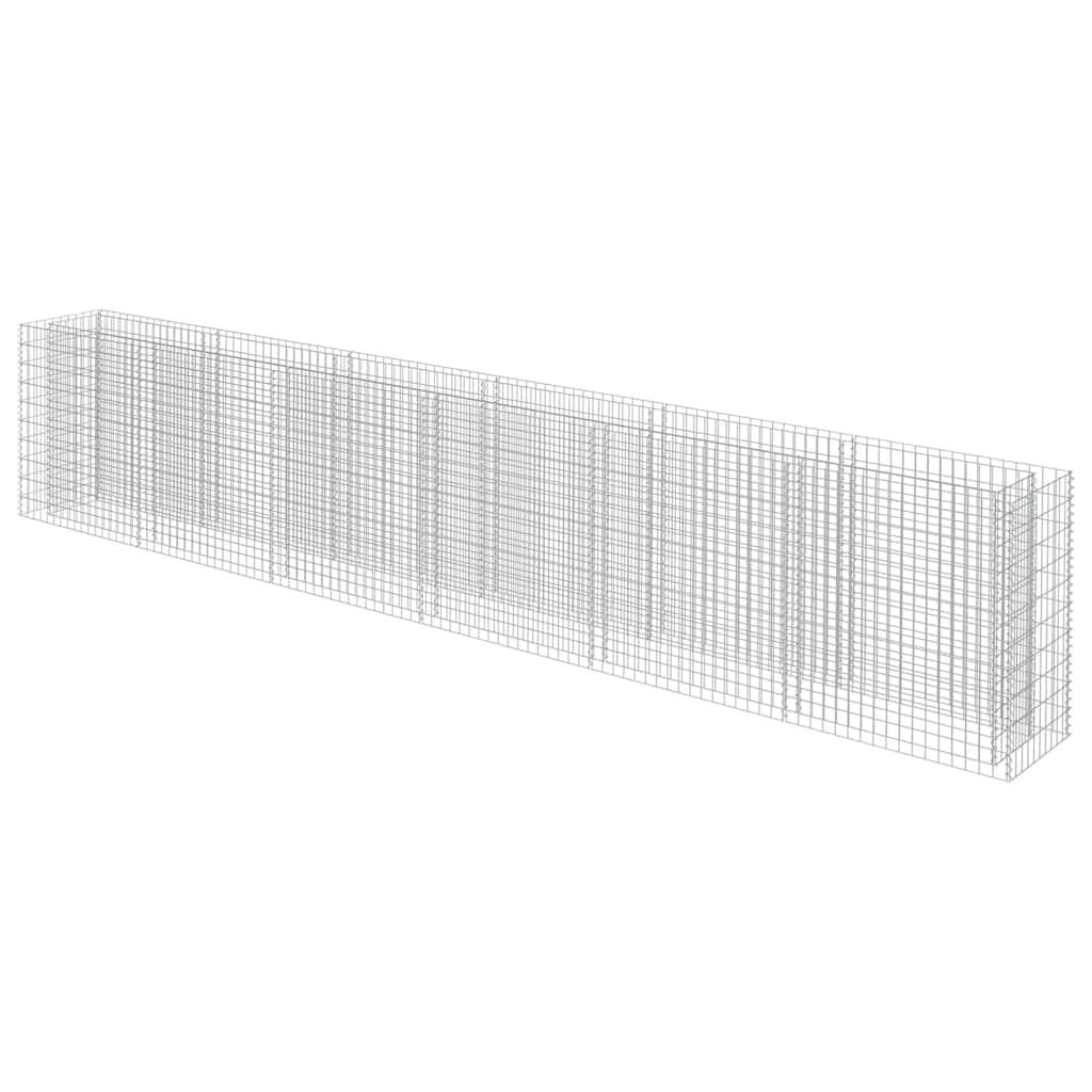 Gabion Raised Bed Galvanised Steel 540x50x100 cm