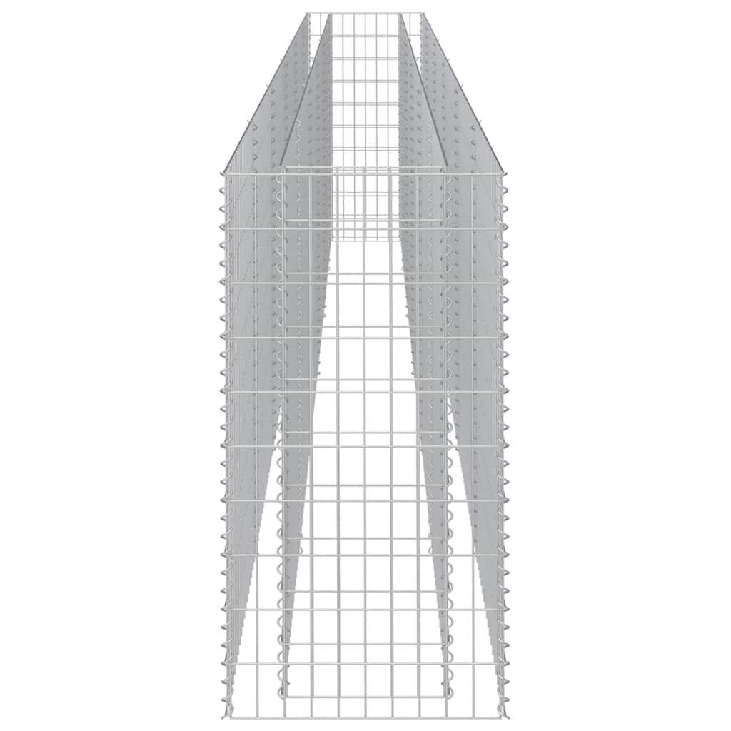 Gabion Raised Bed Galvanised Steel 540x50x100 cm