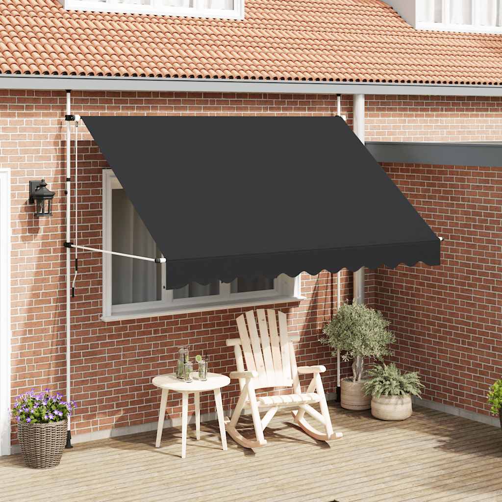 Manual Retractable Awning 300 cm Anthracite