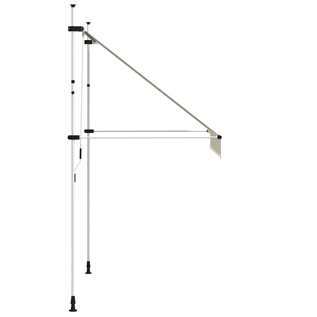Manual Retractable Awning 200 cm Cream