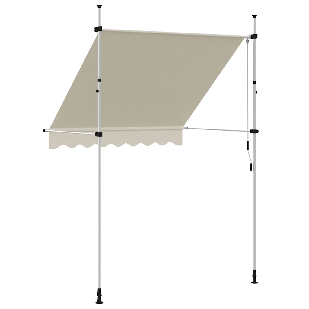 Manual Retractable Awning 200 cm Cream
