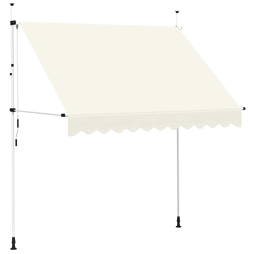 Manual Retractable Awning 250 cm Cream