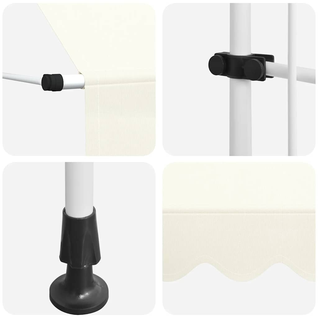 Manual Retractable Awning 250 cm Cream