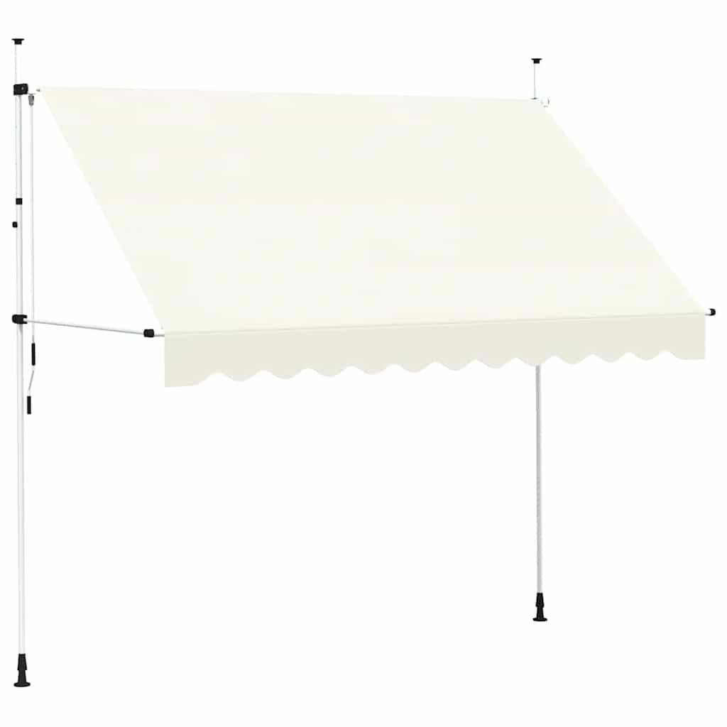Manual Retractable Awning 300 cm Cream