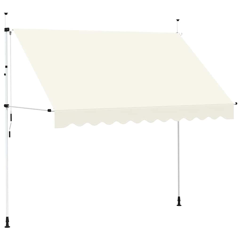 Manual Retractable Awning 300 cm Cream