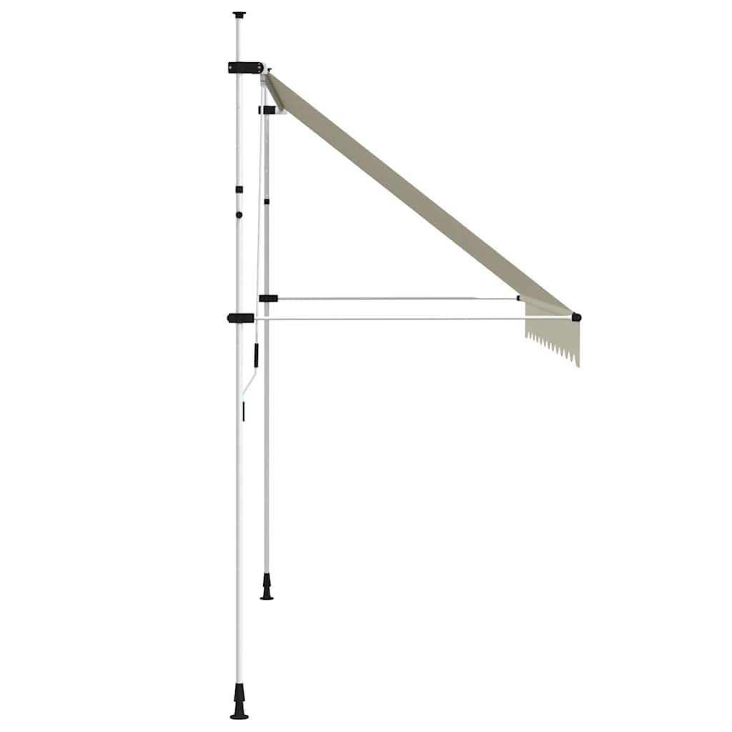 Manual Retractable Awning 300 cm Cream