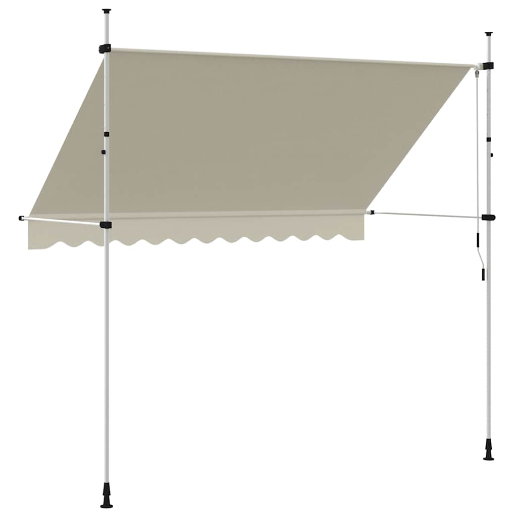 Manual Retractable Awning 300 cm Cream