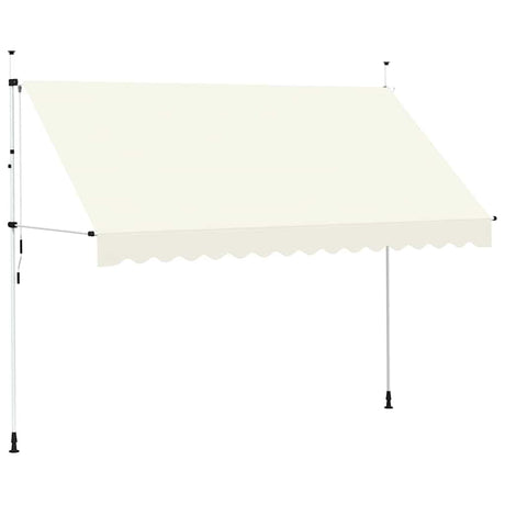 Manual Retractable Awning 350 cm Cream