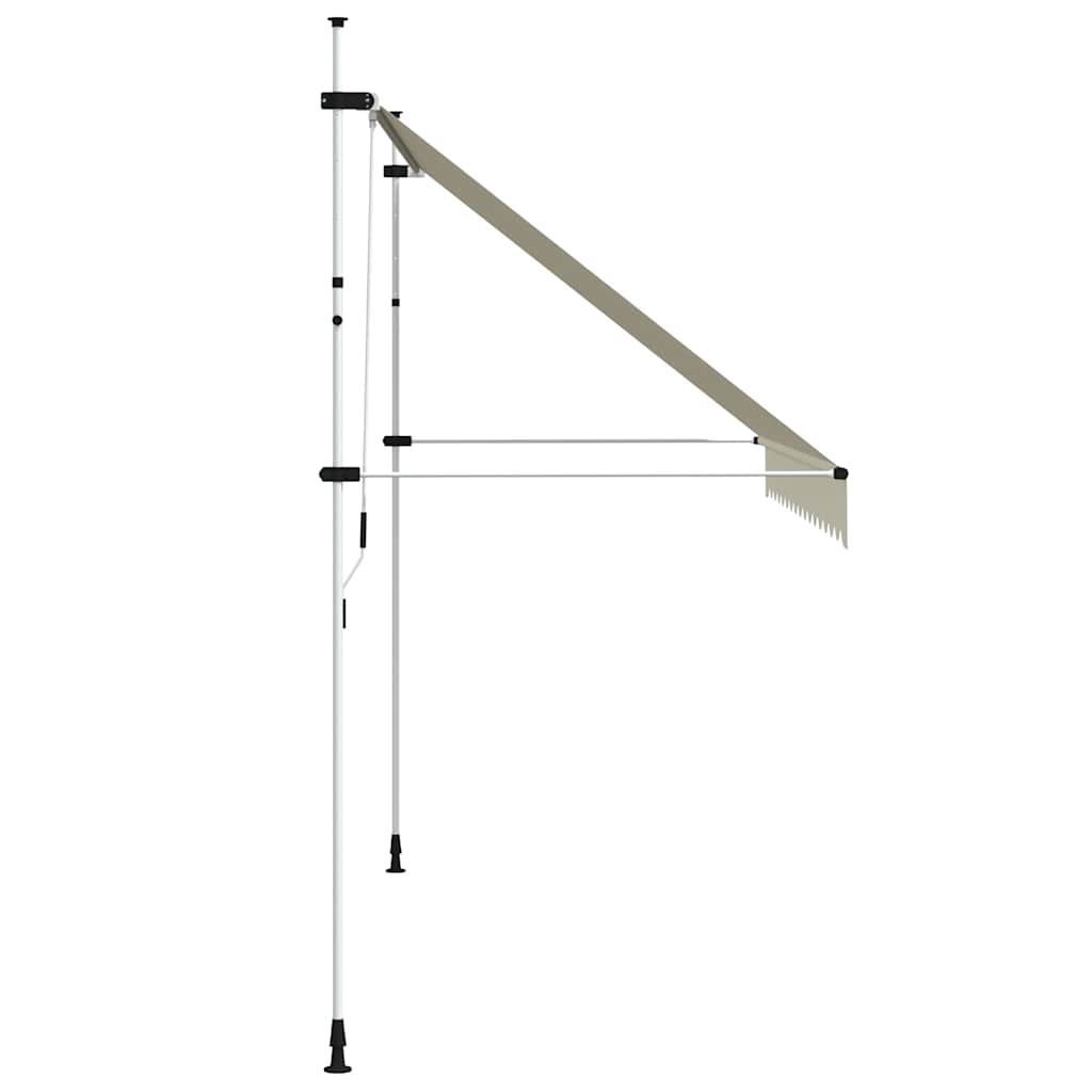 Manual Retractable Awning 350 cm Cream