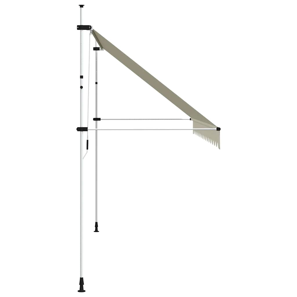 Manual Retractable Awning 400 cm Cream