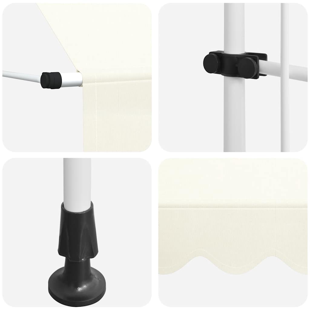 Manual Retractable Awning 400 cm Cream