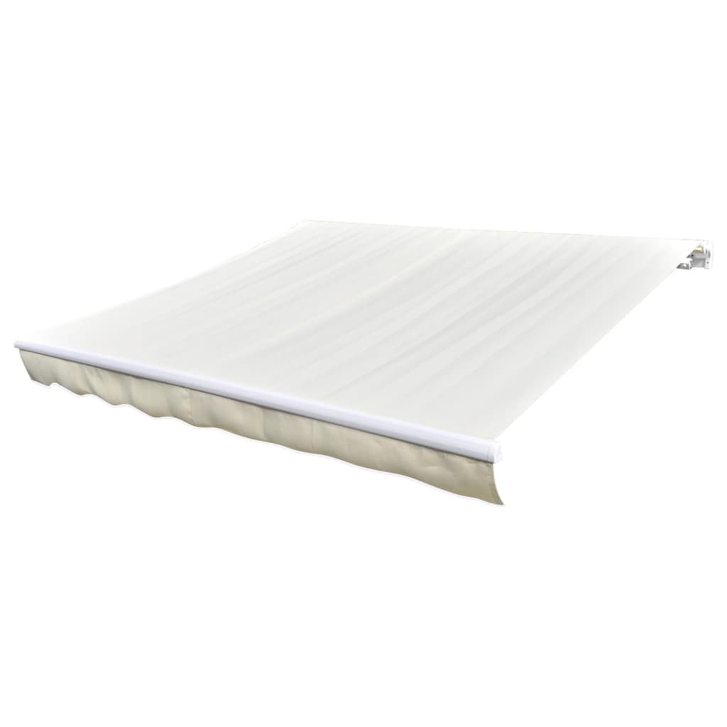 Awning Top Sunshade Canvas Cream 450x300 cm