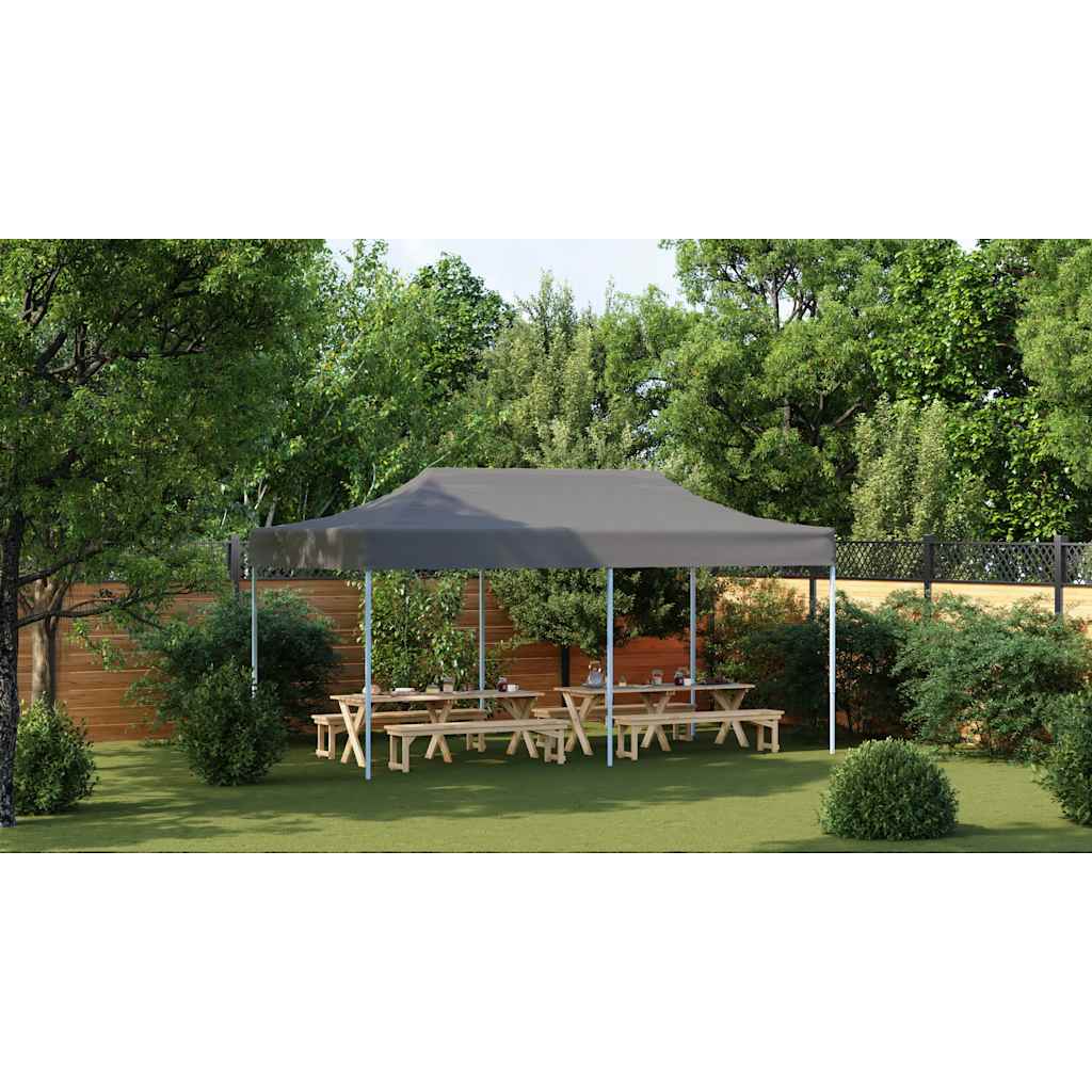 Folding Pop-up Partytent 3x6 m Anthracite