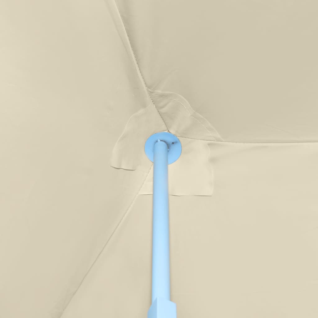 Folding Pop-up Party Tent with 8 Sidewalls 870x291x315 cm Cream