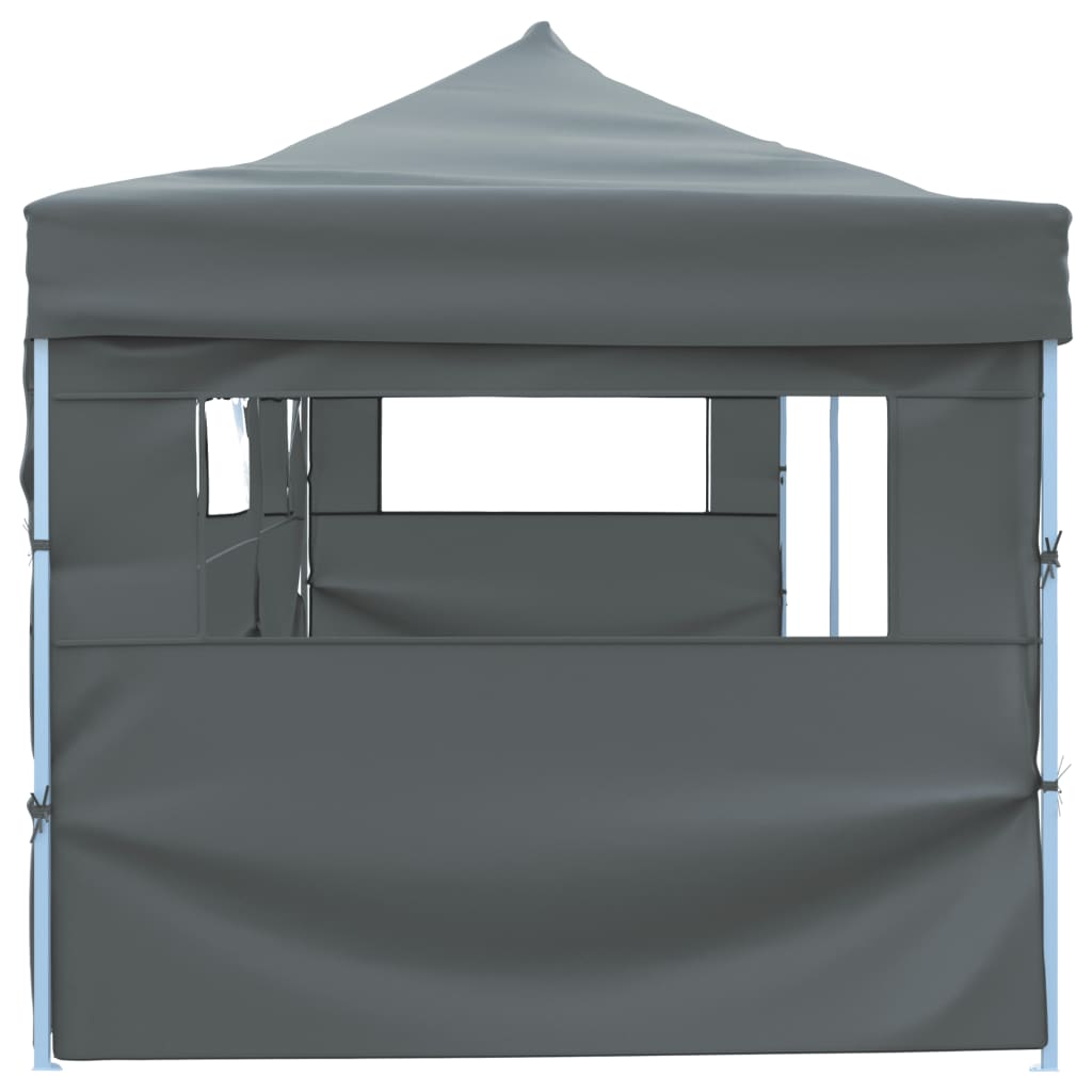 Folding Pop-up Party Tent with 5 Sidewalls 870x291x315 cm Anthracite