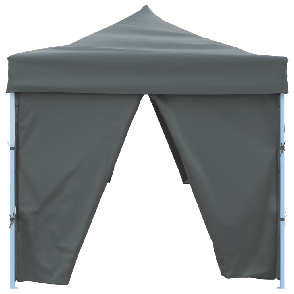 Folding Pop-up Party Tent with 8 Sidewalls 870x291x315 cm Anthracite