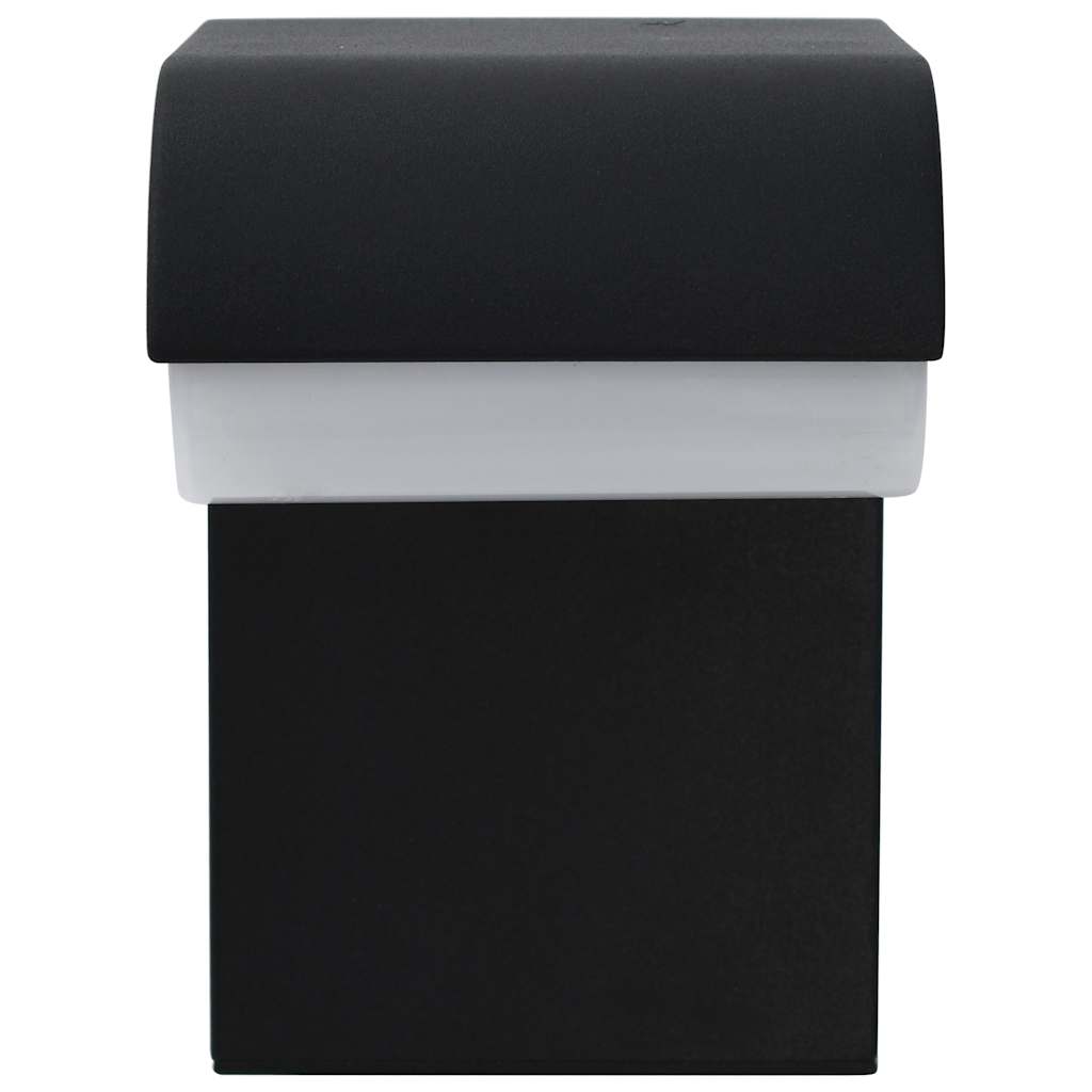 Outdoor LED Wall Light 9 W Black Oval