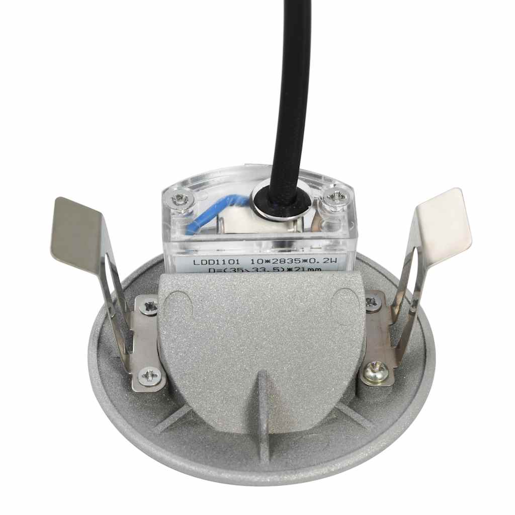 Outdoor LED Wall Lights 6 pcs 2 W Silver Round