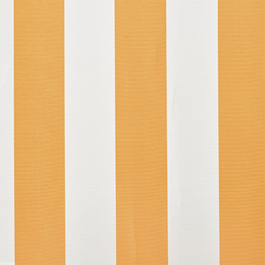 Awning Top Sunshade Canvas Sunflower Yellow & White 6 x 3 m