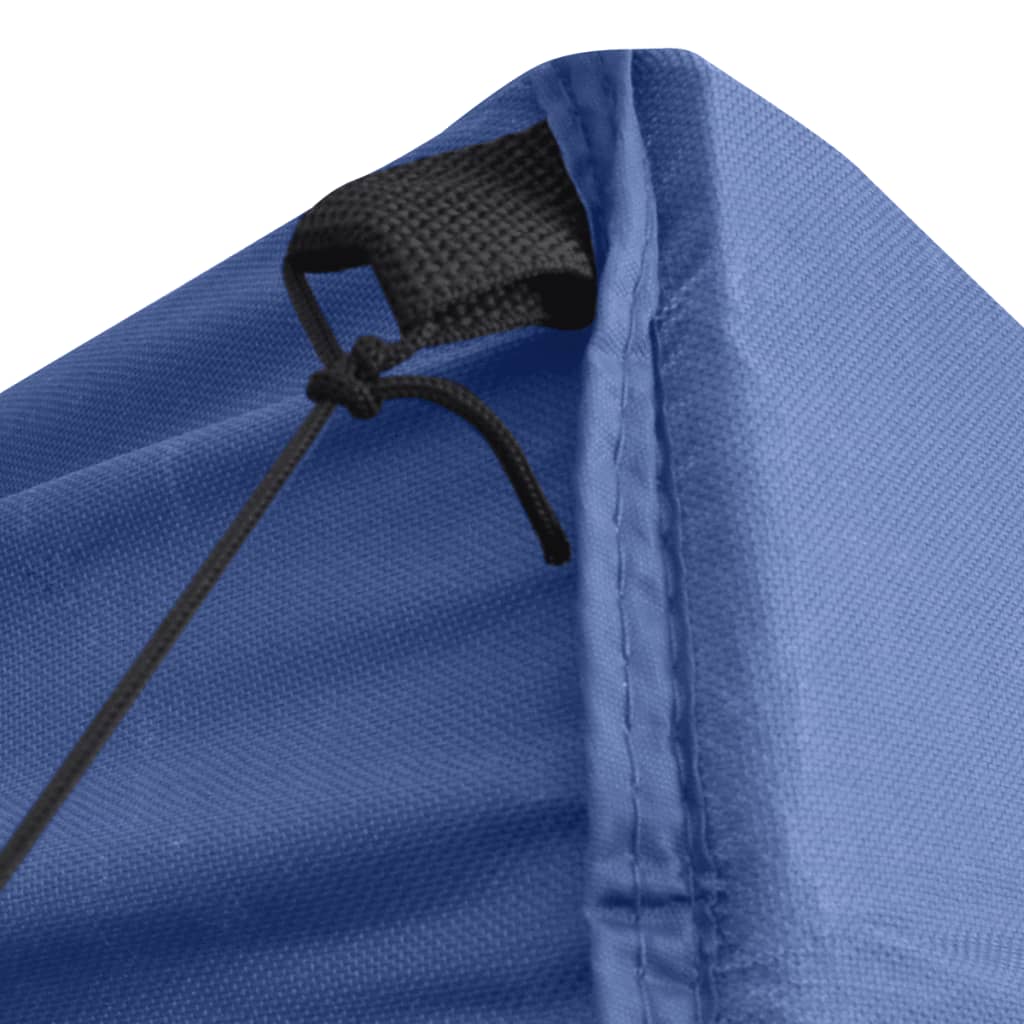 Foldable Tent 3x3 m with 4 Walls Blue