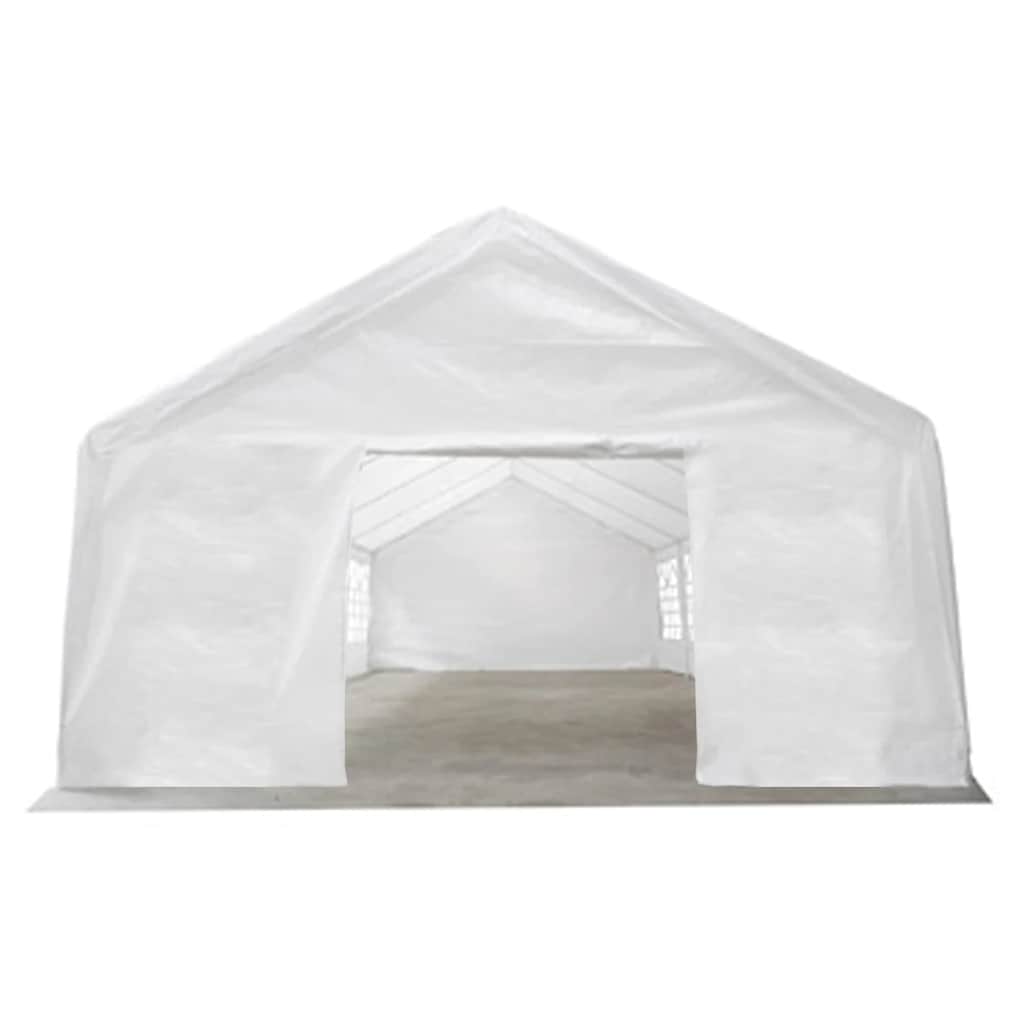 Tent Fabric without Frame White 12 x 6 m PE