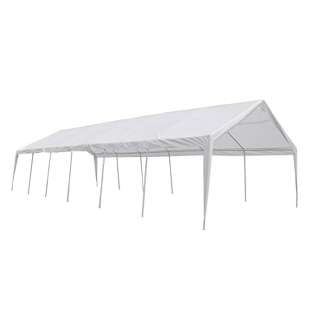 Tent Fabric without Frame White 12 x 6 m PE