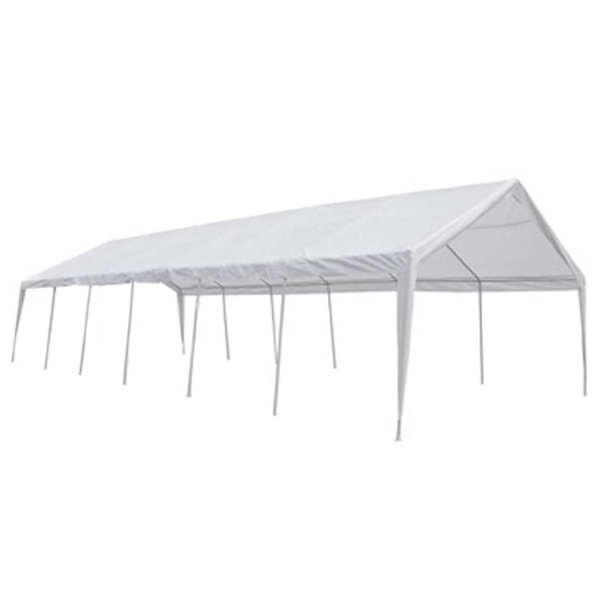 Tent Fabric without Frame White 12 x 6 m PE