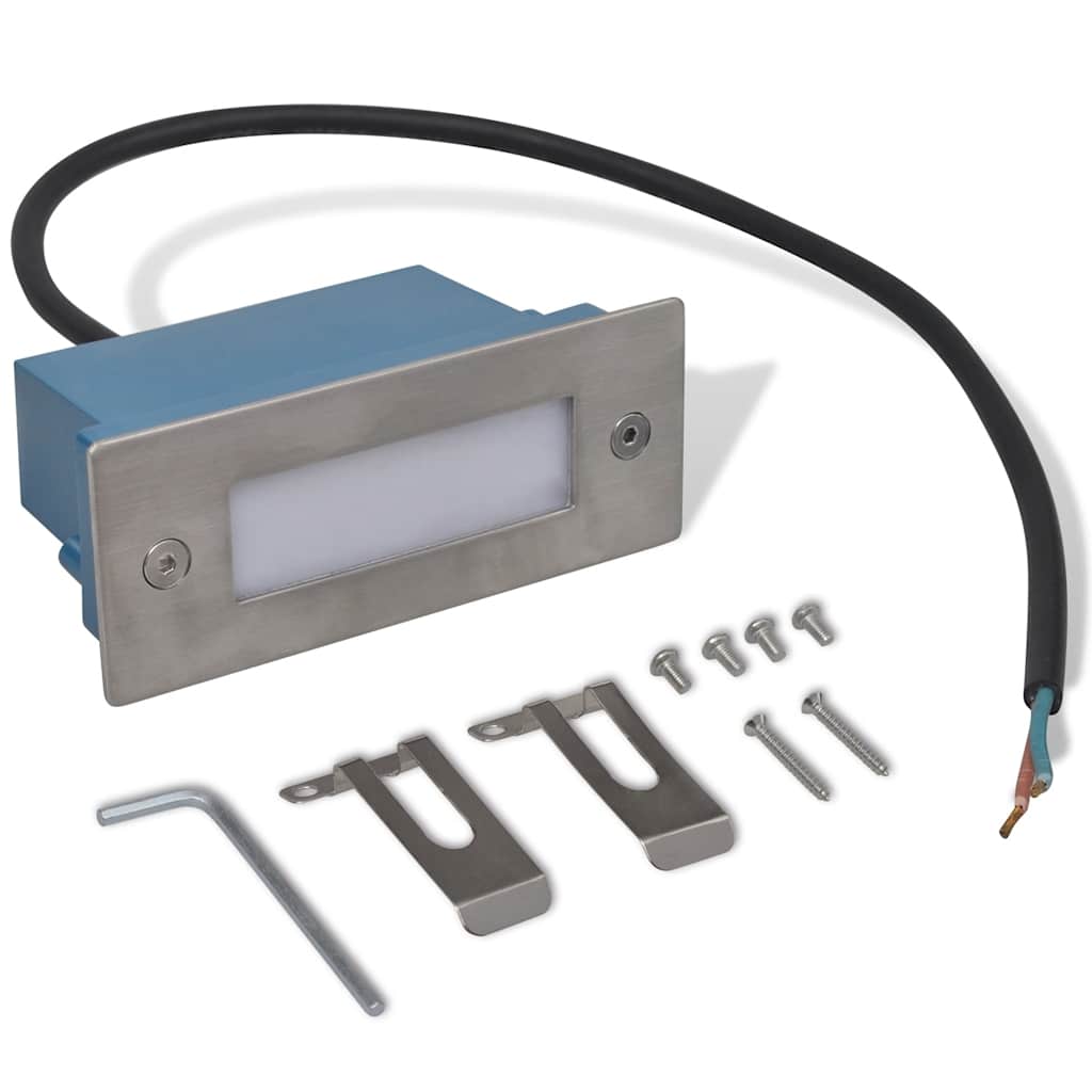 2 LED Recessed Stair Light 44 x 111 x 56 mm