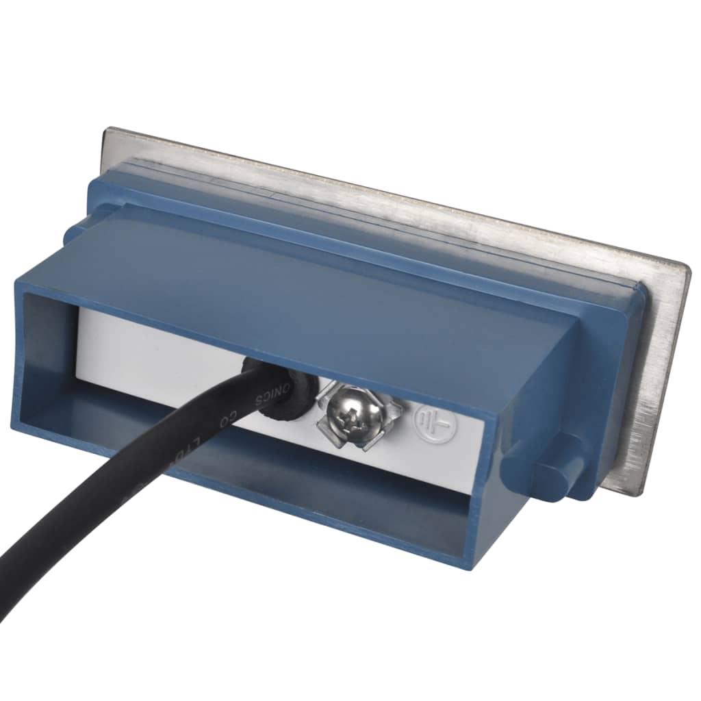 LED Recessed Stair Lights 6 pcs 44x111x56 mm