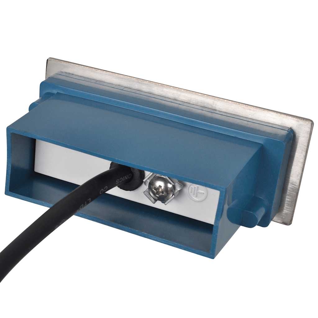 LED Recessed Stair Lights 6 pcs 44x111x56 mm