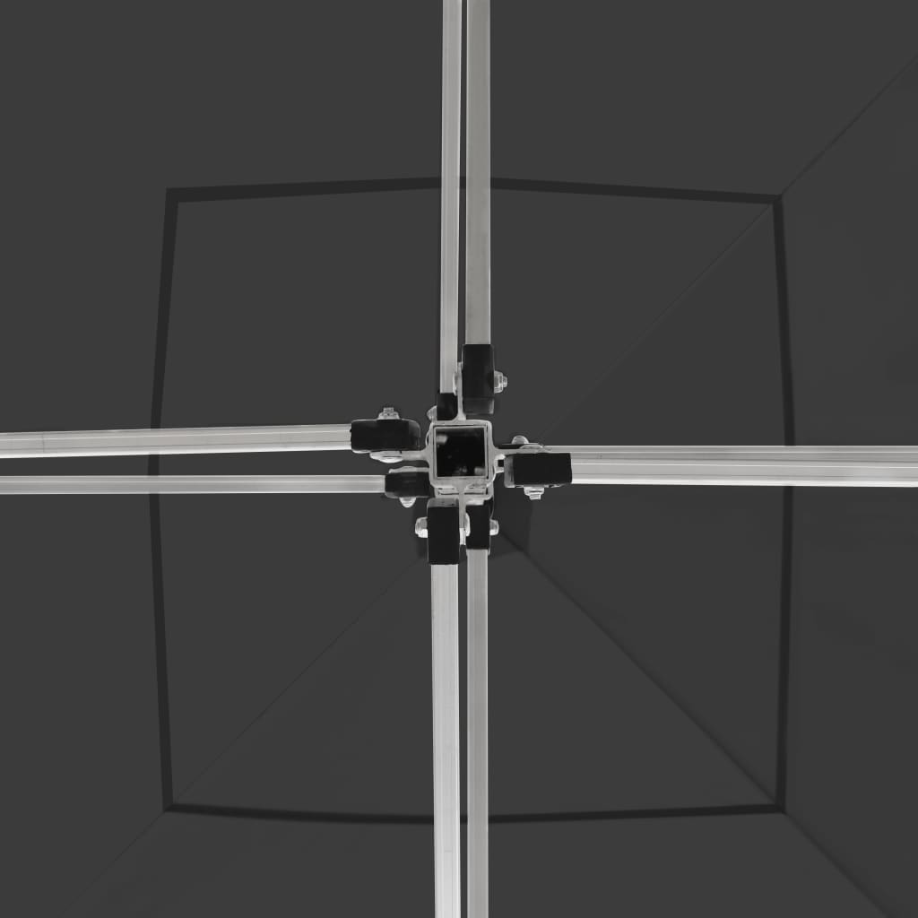 Professional Folding Party Tent with Walls Aluminium 3x3 m Anthracite