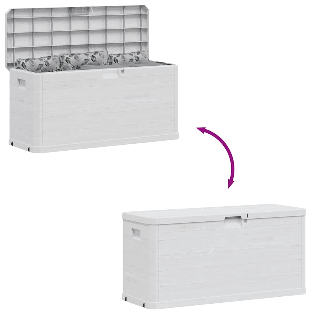 Garden Storage Box 280 L Light Grey