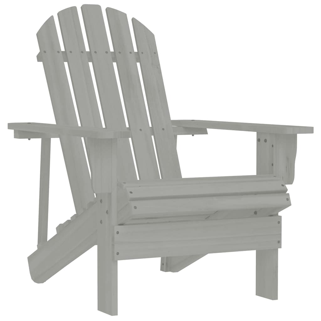 Garden Chair Wood Grey