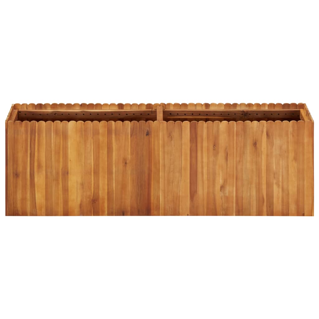Garden Raised Bed 150x30x50 cm Solid Acacia Wood