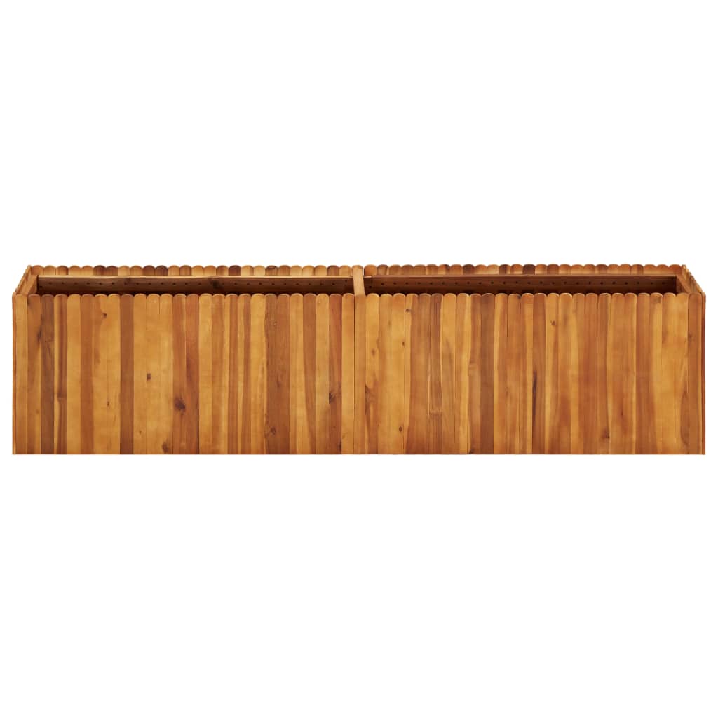 Garden Raised Bed 200x30x50 cm Solid Acacia Wood