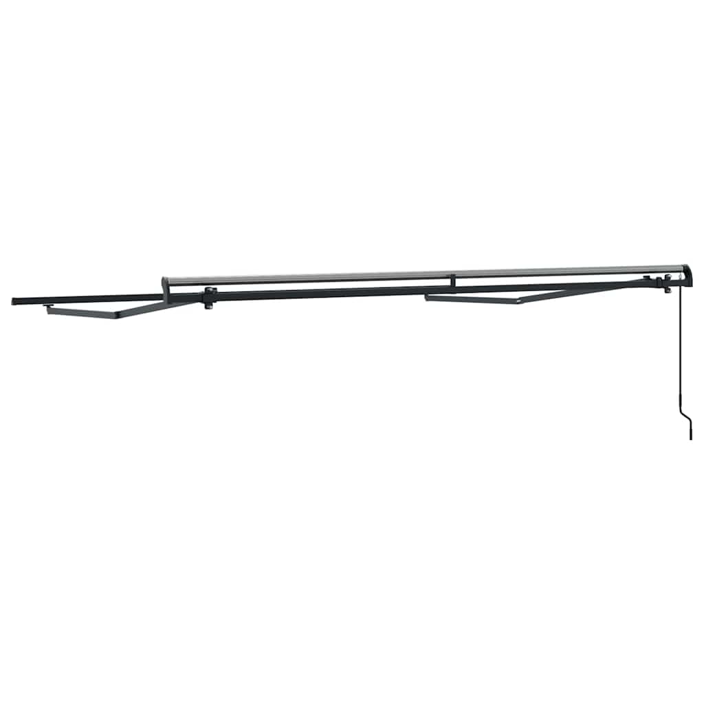 Awning Frame Manual Anthracite 3 x 2.5 m Aluminium