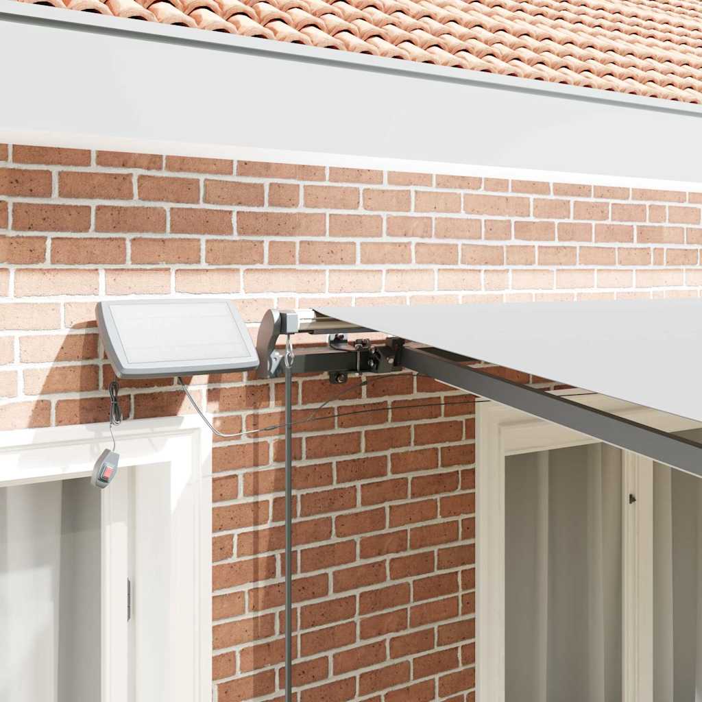 Awning with Manual Anthracite 3.5 x 2.5 m Metal