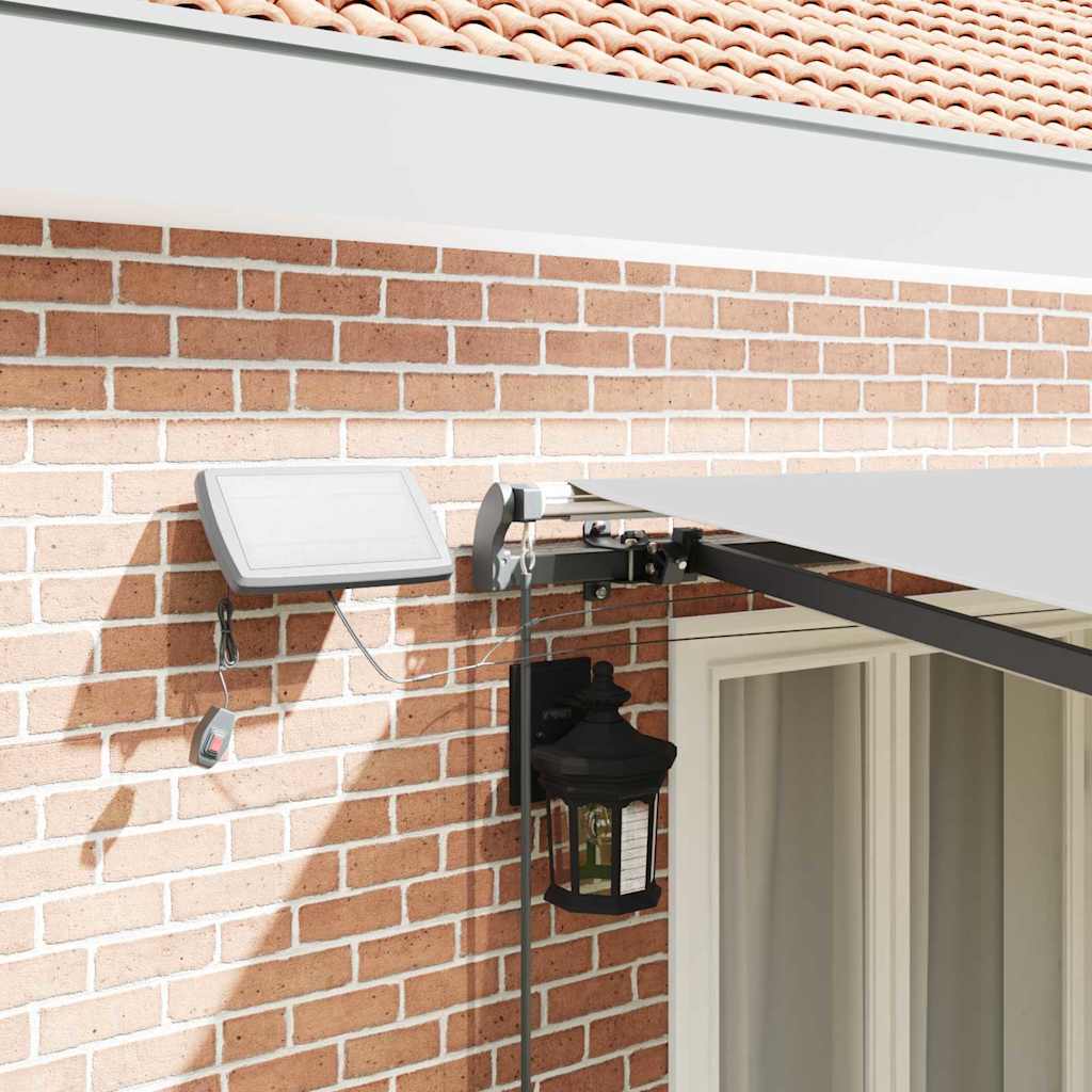 Awning with Manual Anthracite 4.5 x 2.5 m Metal