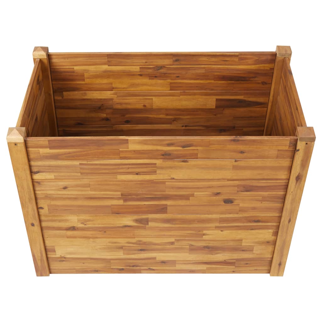 Garden Raised Bed 110x60x84 cm Solid Acacia Wood