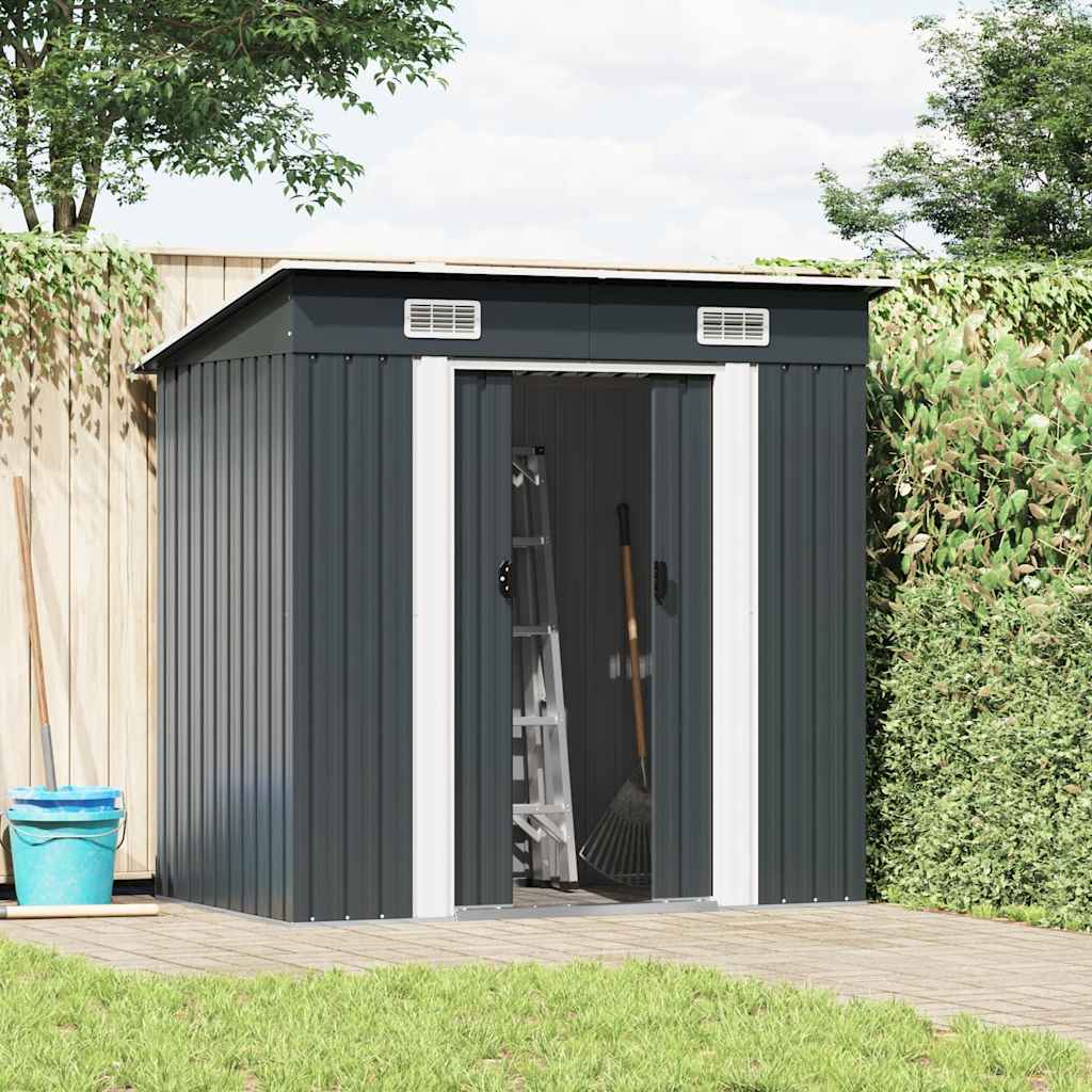 Garden Shed Anthracite Steel